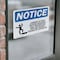 Signmission Ladder To Roof Access Requires Sign, Vinyl Decal, 10in W x 7in L, 2PK OS-2PACK-NS-D-710-L-13950 - alternate 2